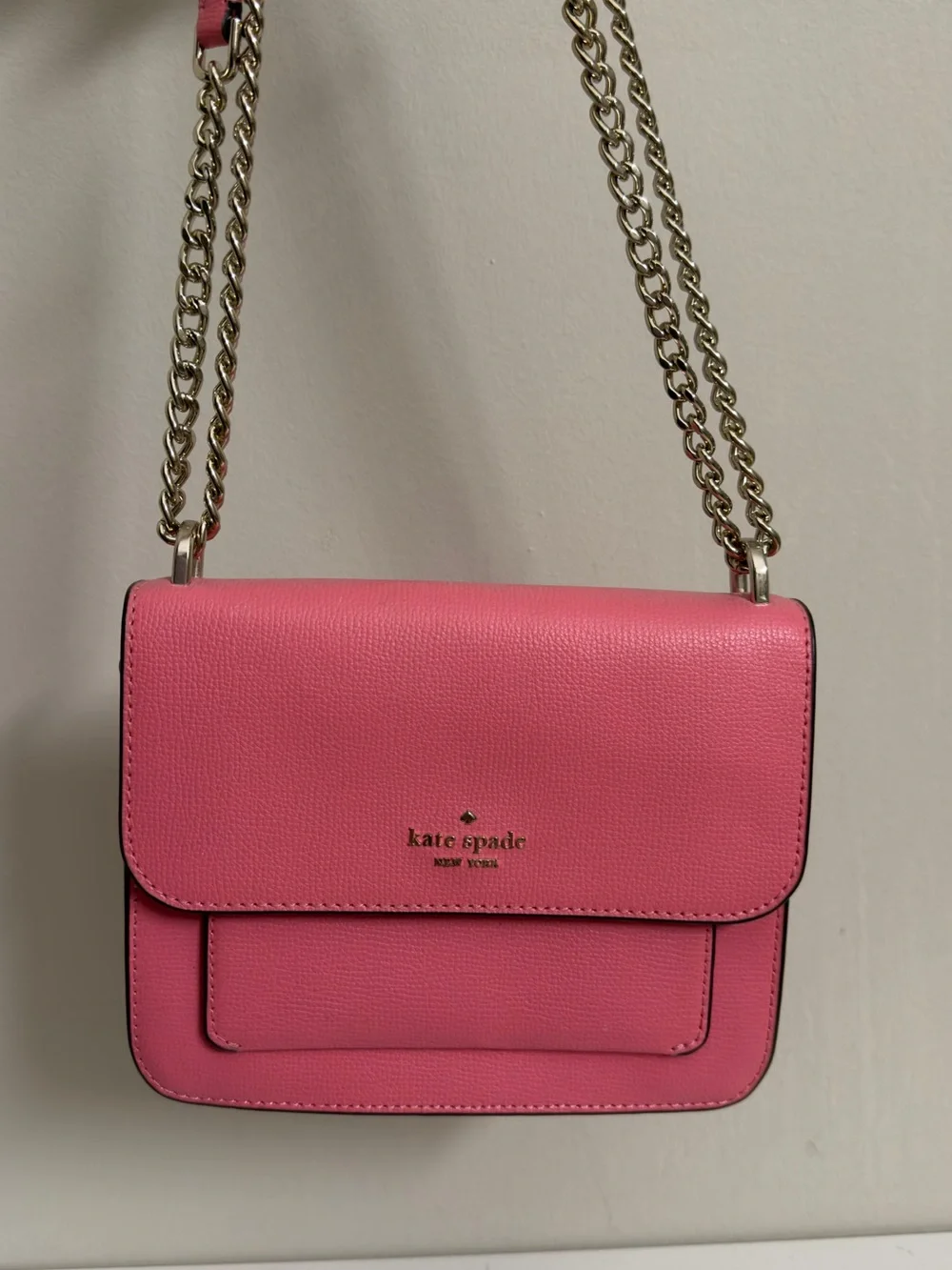 kate spade Pink Leather Chain Strap Crossbody Bag